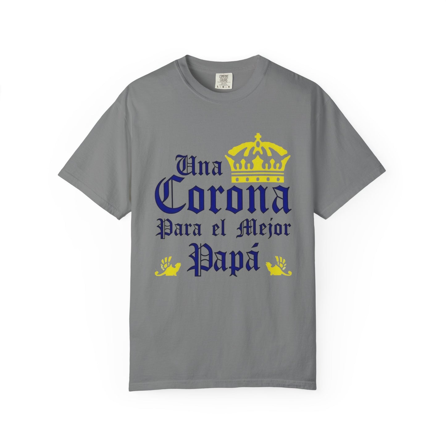 T-shirt Una Corona Para El Mejor Papa Del Mundo, T-shirt for beer lovers