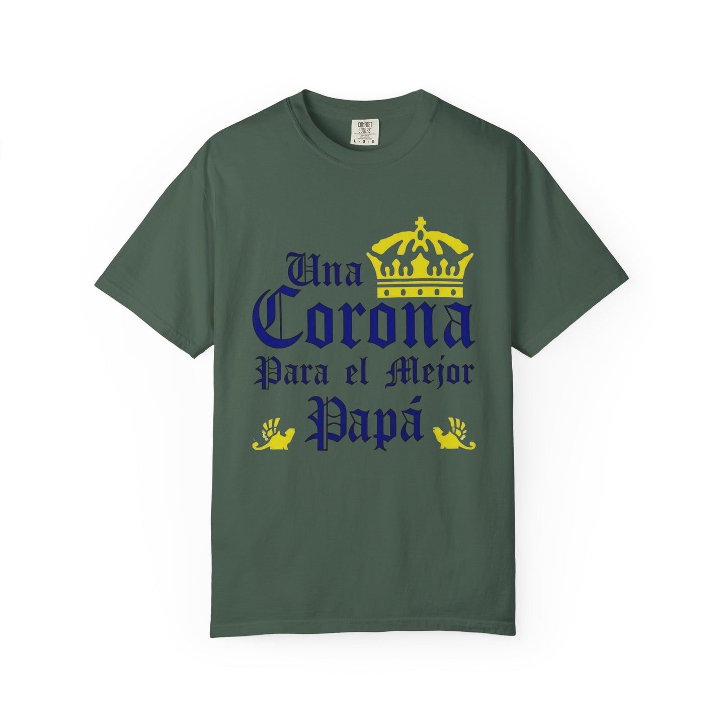 T-shirt Una Corona Para El Mejor Papa Del Mundo, T-shirt for beer lovers