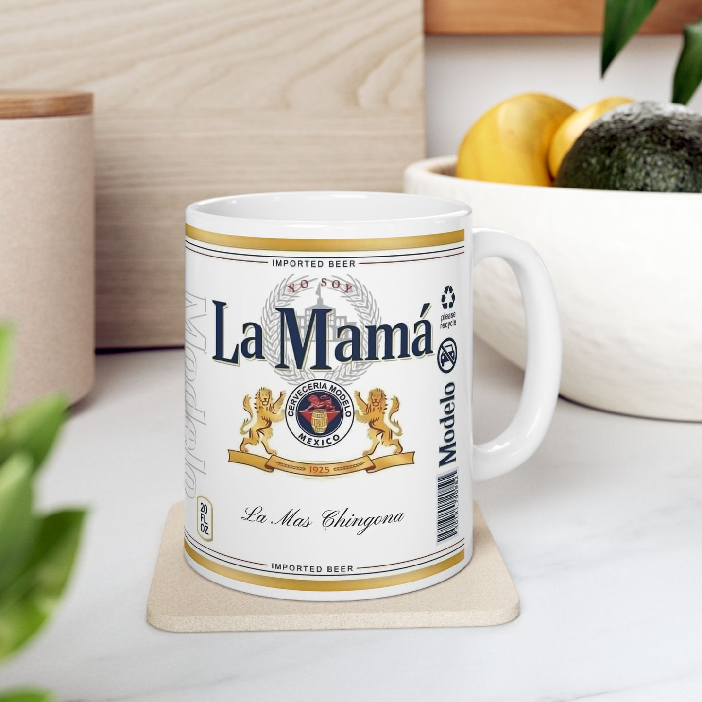 Funny Mom Mug La Mama La Mas Chingona