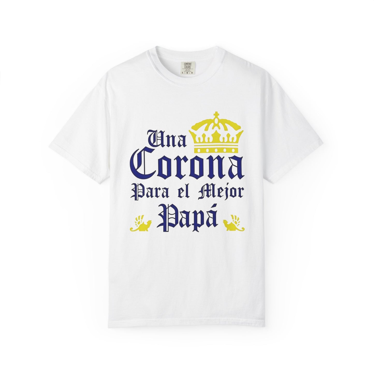 T-shirt Una Corona Para El Mejor Papa Del Mundo, T-shirt for beer lovers