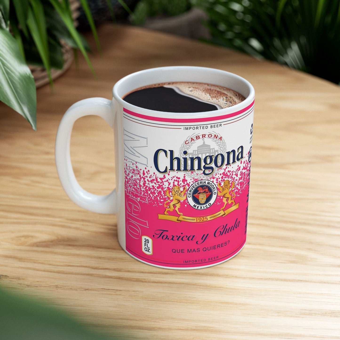 Chingona Ceramic Mug, Coffee Cup