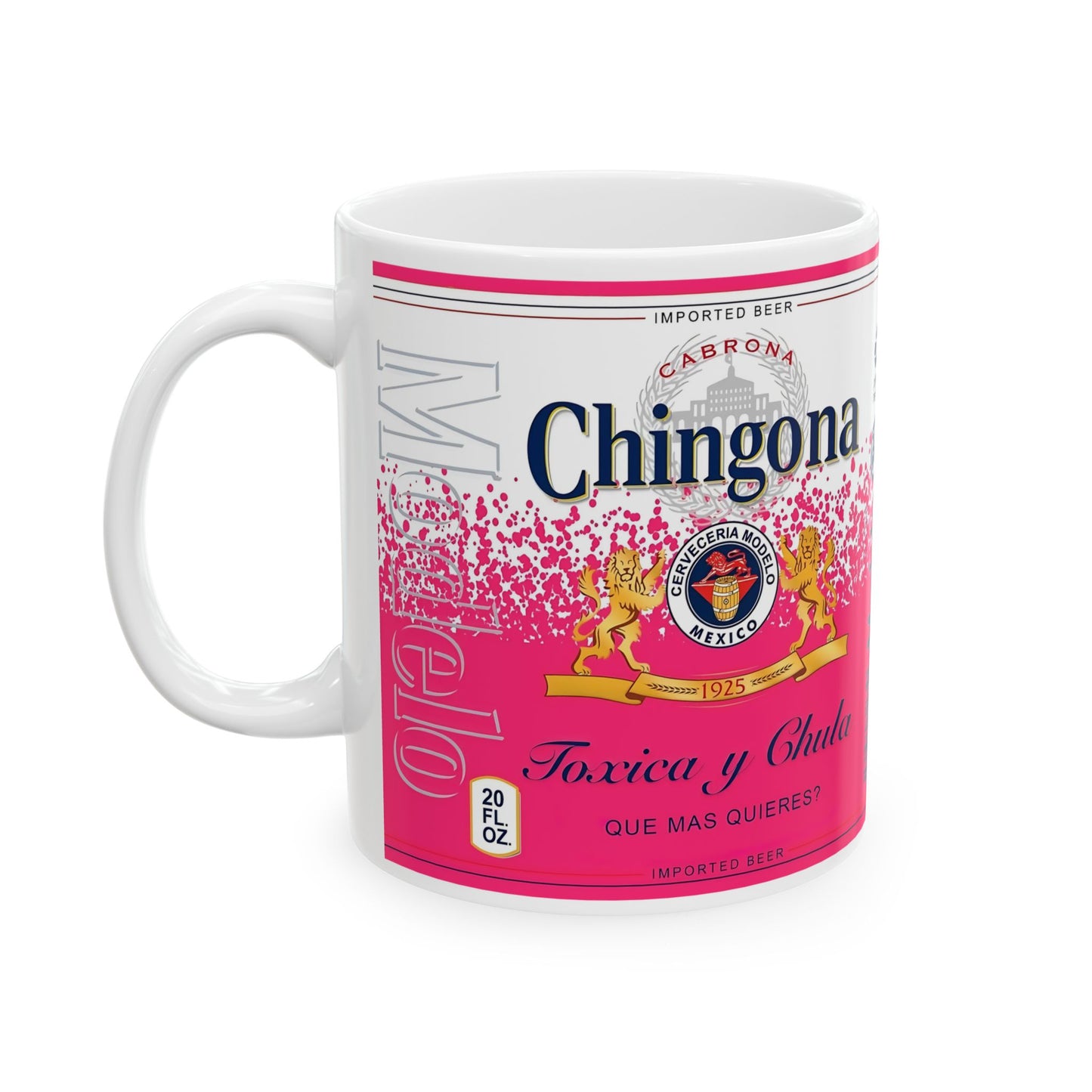Chingona Ceramic Mug, Coffee Cup