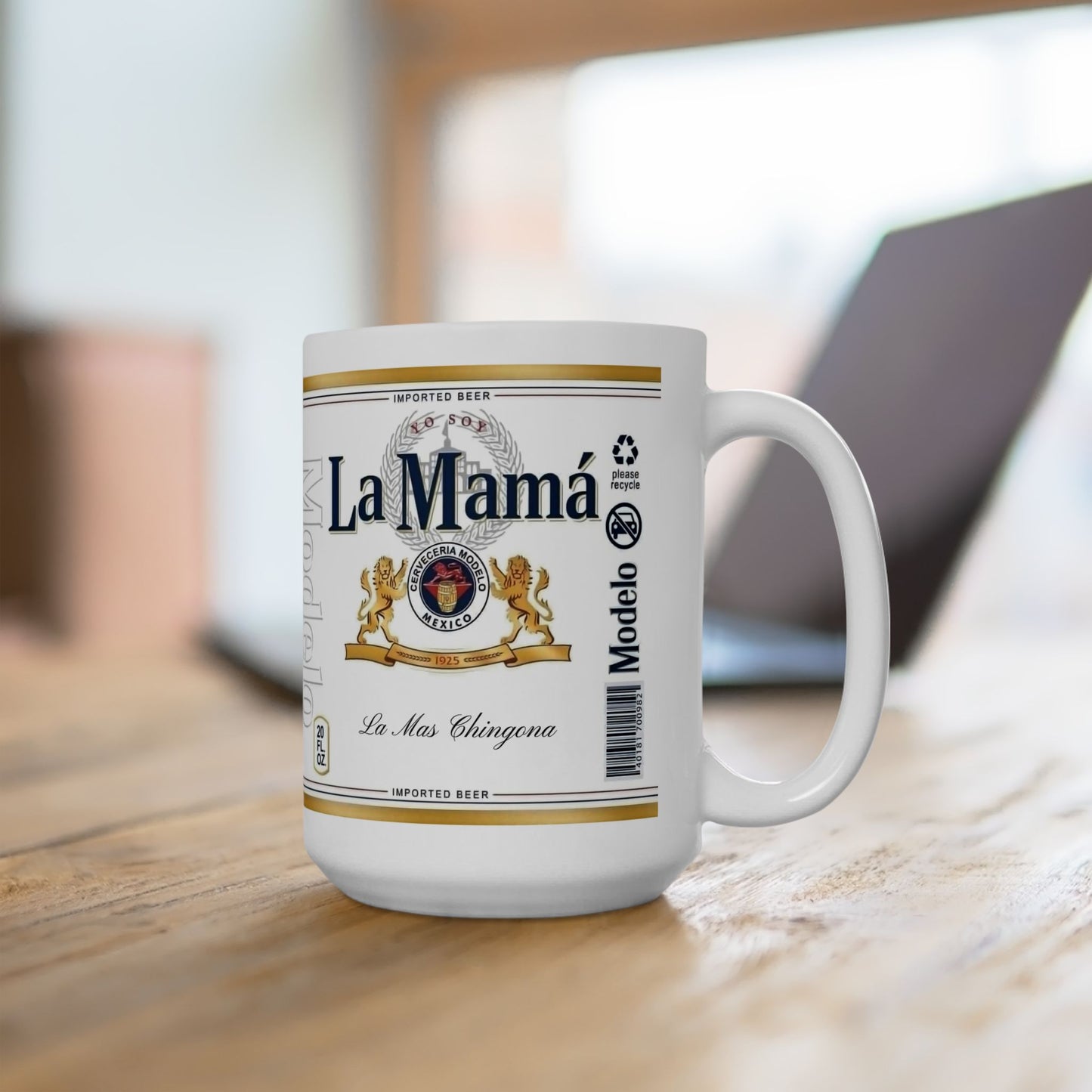 Funny Mom Mug La Mama La Mas Chingona