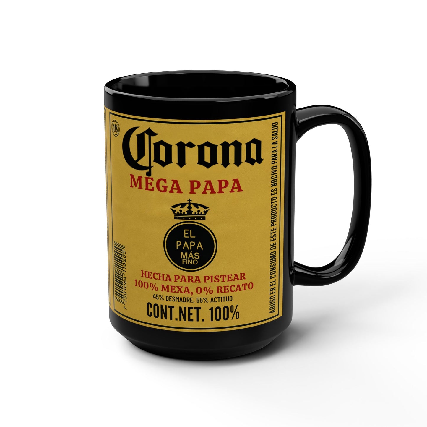 MEGA PAPA Funny Beer Gift, Mexican Parody Mug