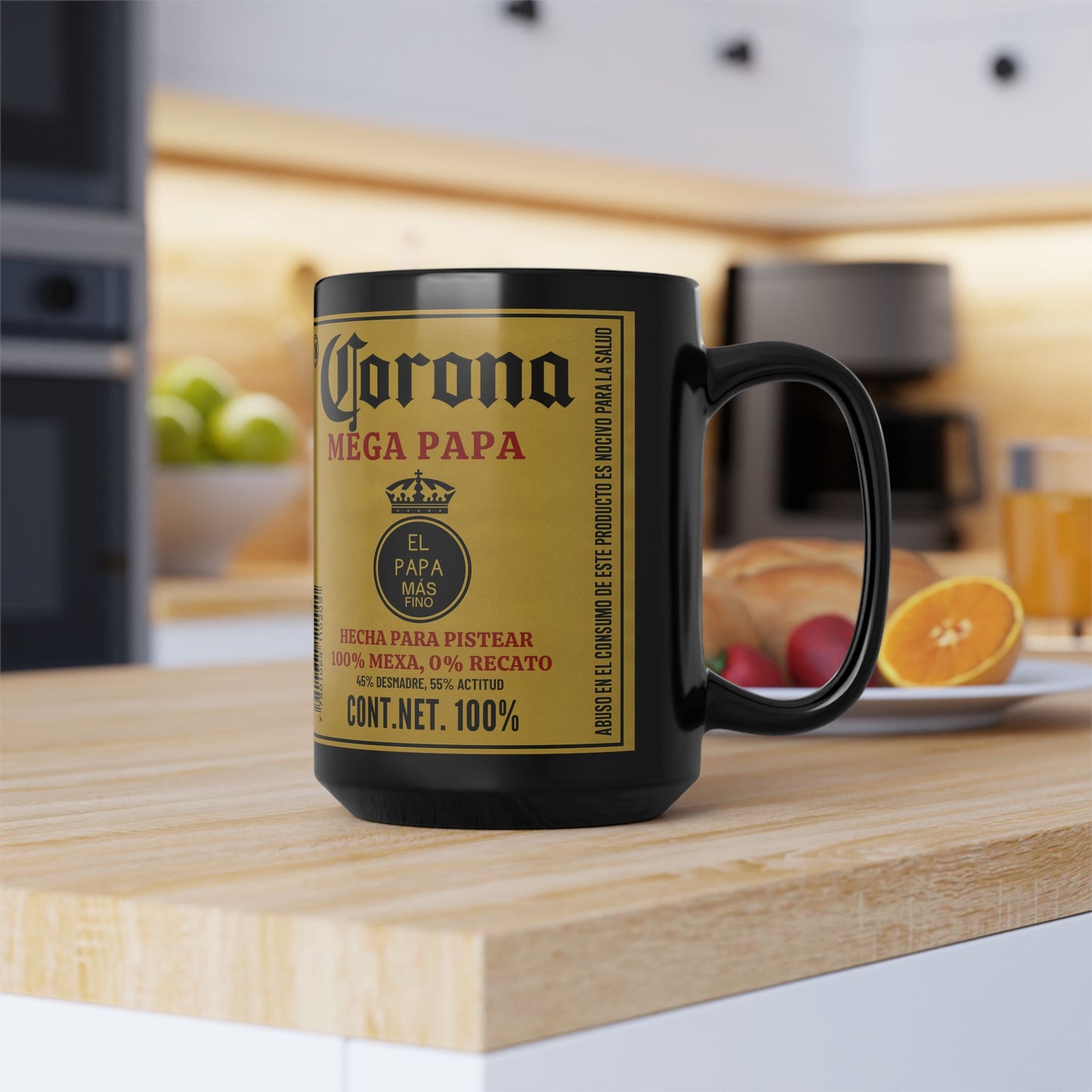 MEGA PAPA Funny Beer Gift, Mexican Parody Mug