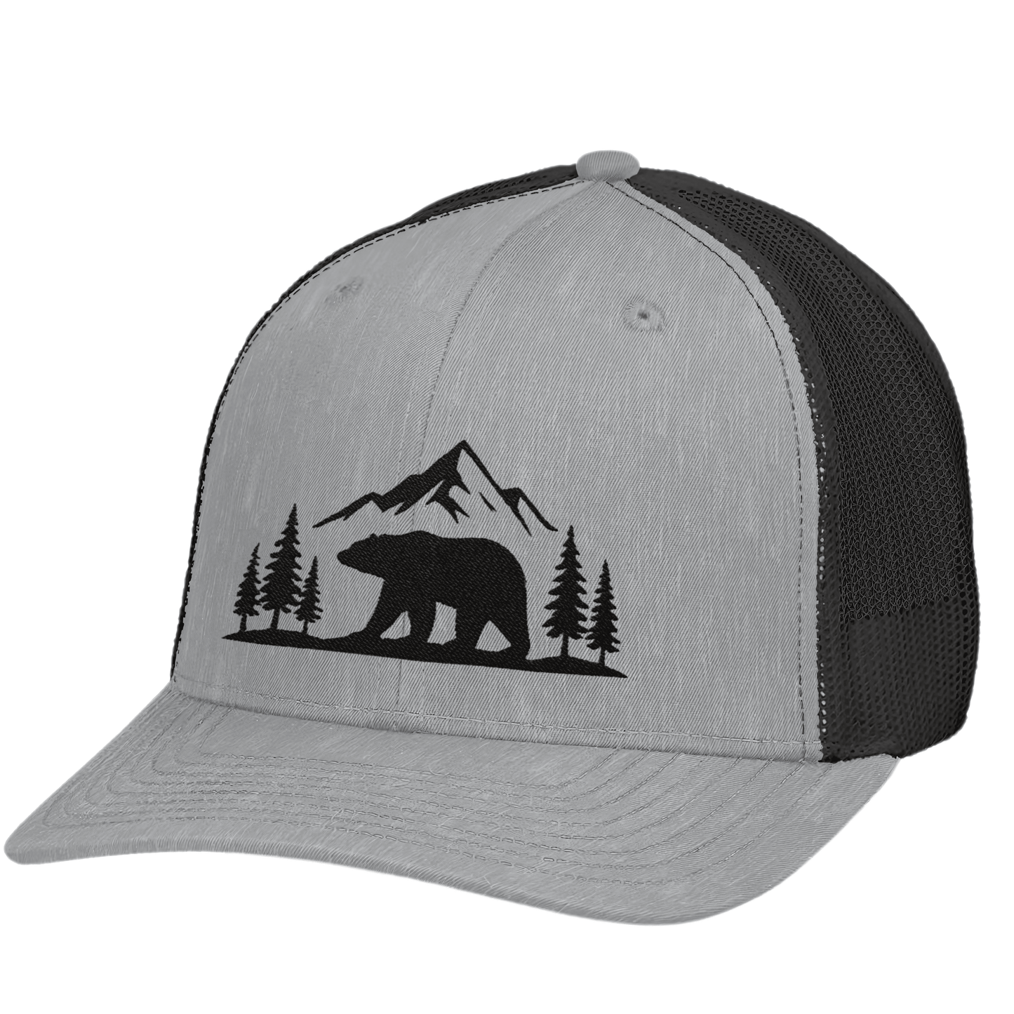 Mountain Bear Trucker Hat, Outdoor Cap