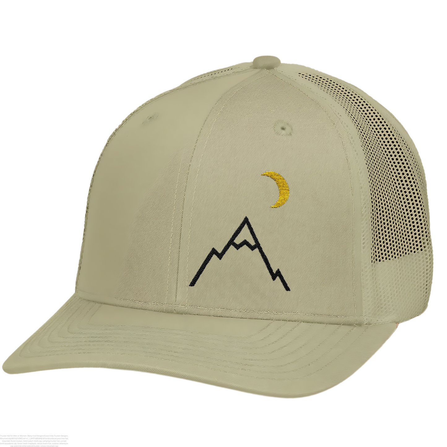 Lunar Peak – Embroidered Trucker Hat