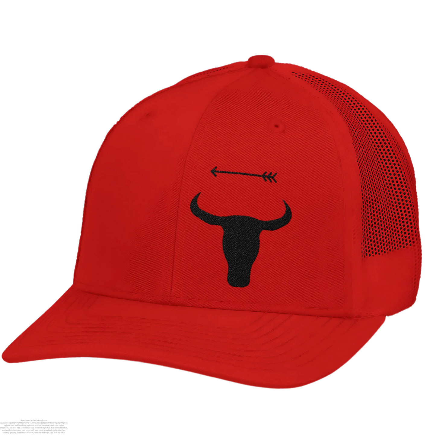 Western Legacy – Embroidered Longhorn Trucker Hat