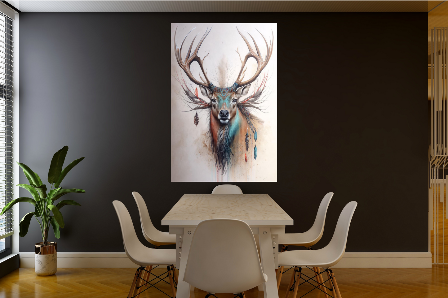 Sacred Stag – Canvas Wall Art