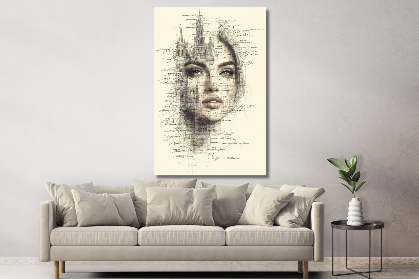 Architectural Muse – Canvas Art Print