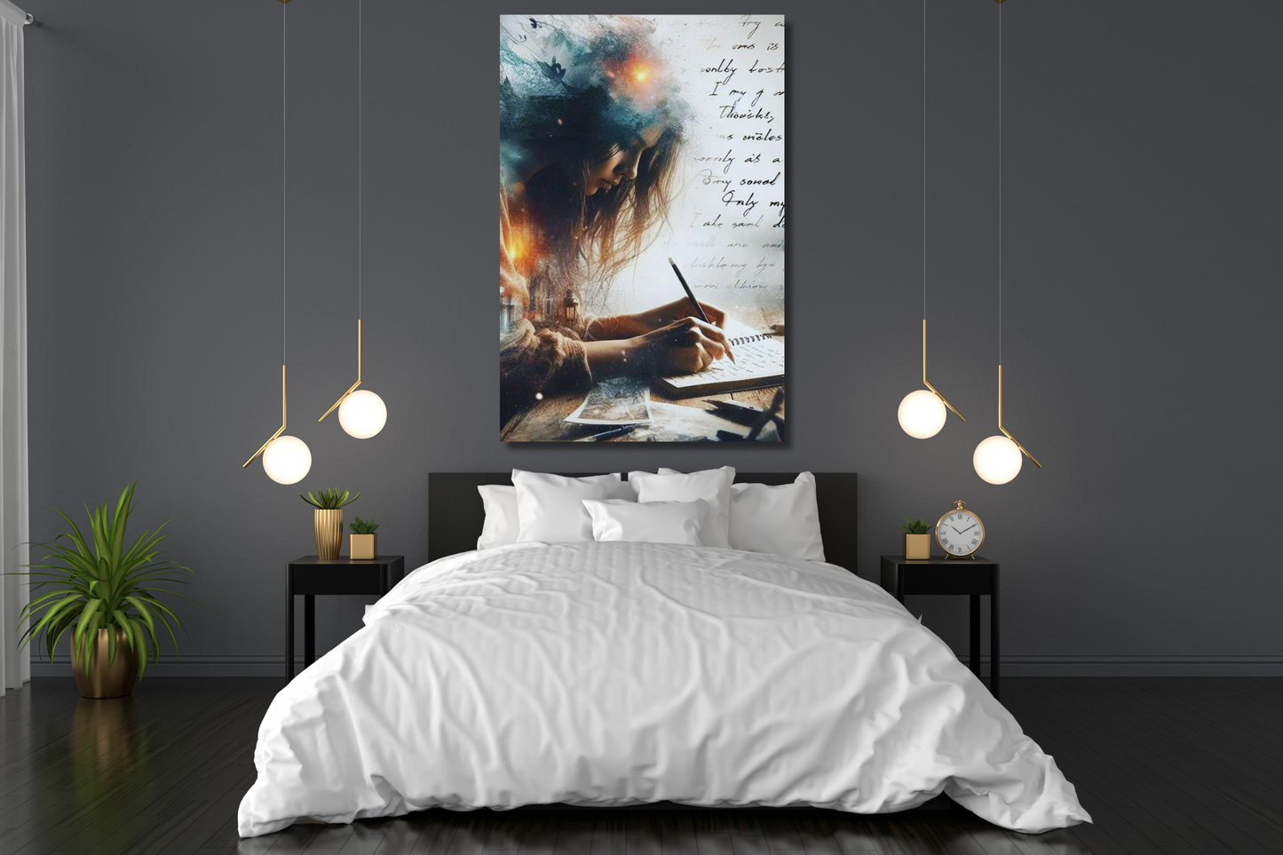 Silent Ink – Artistic Canvas Wall Art