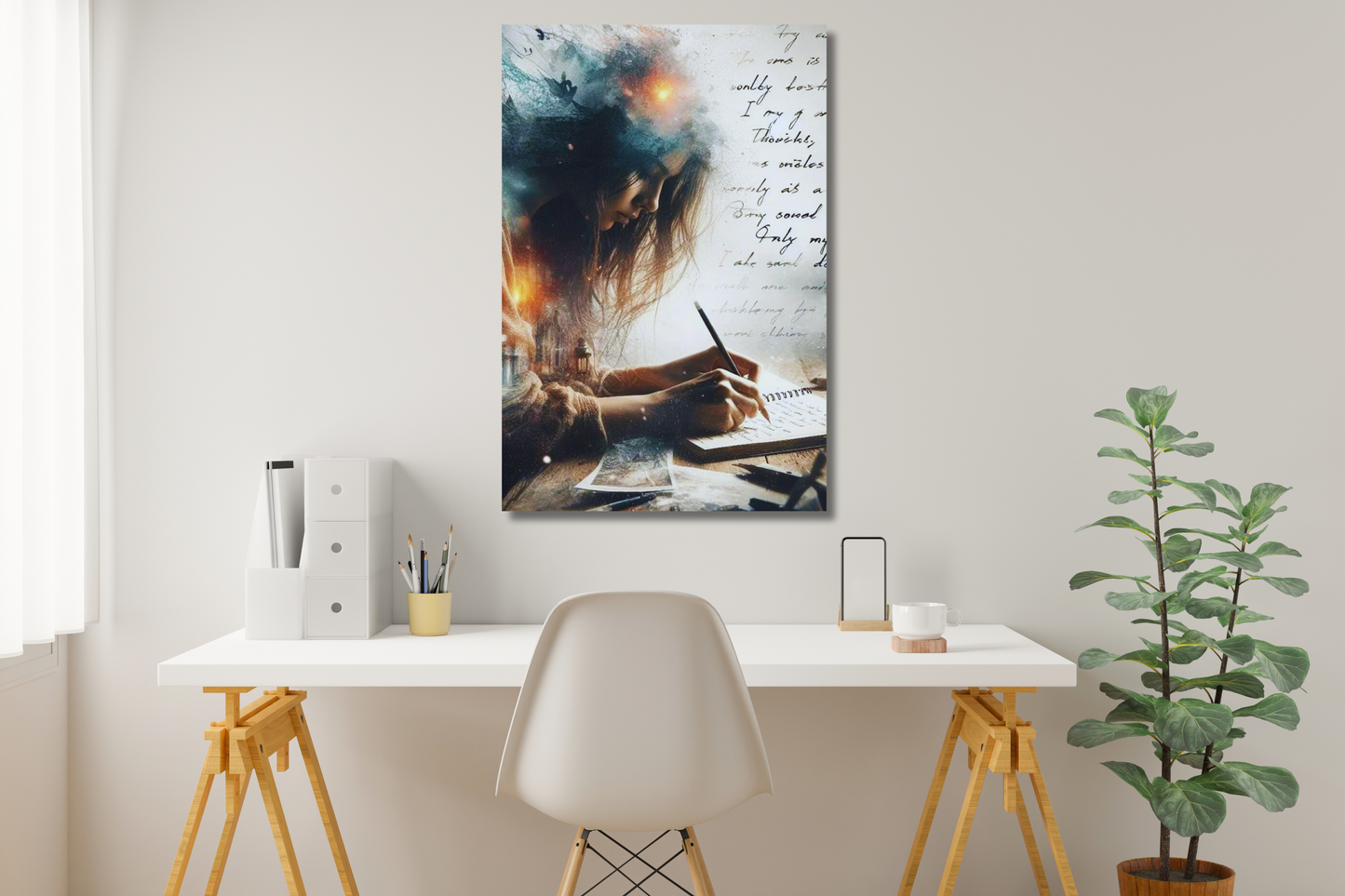 Silent Ink – Artistic Canvas Wall Art