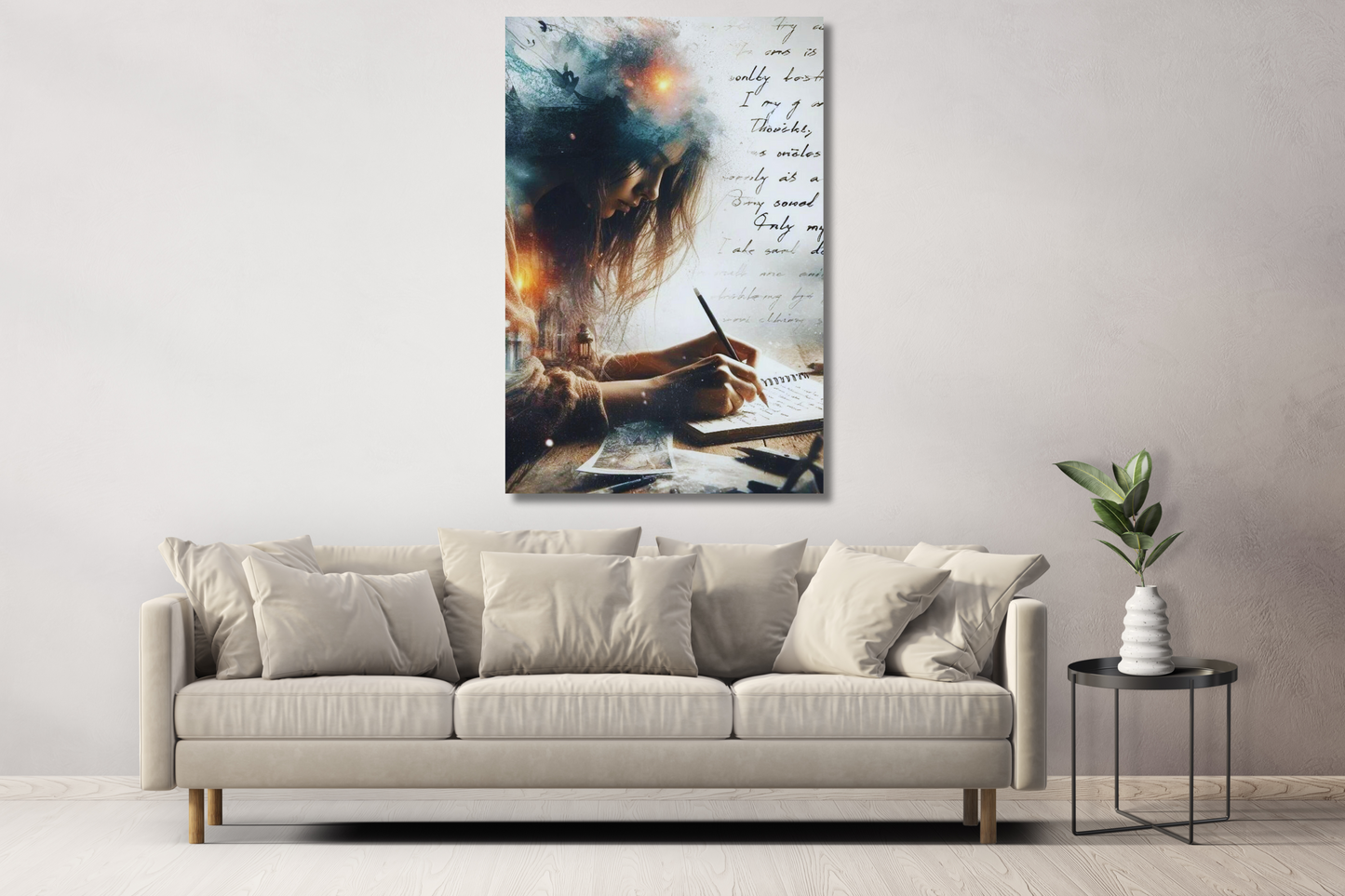 Silent Ink – Artistic Canvas Wall Art