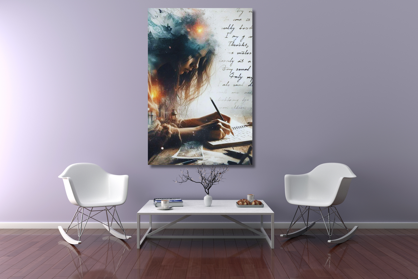 Silent Ink – Artistic Canvas Wall Art
