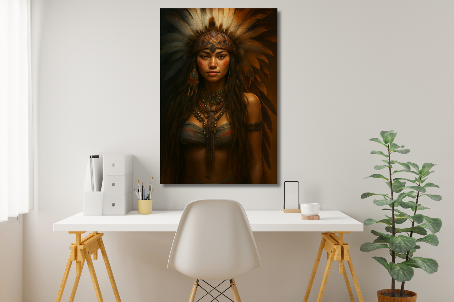Sacred Flame – Canvas Wall Art