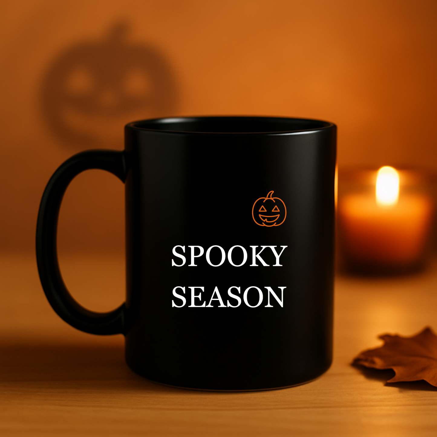 Spooky Season Coffee Mug, Halloween Pumpkin Mug
