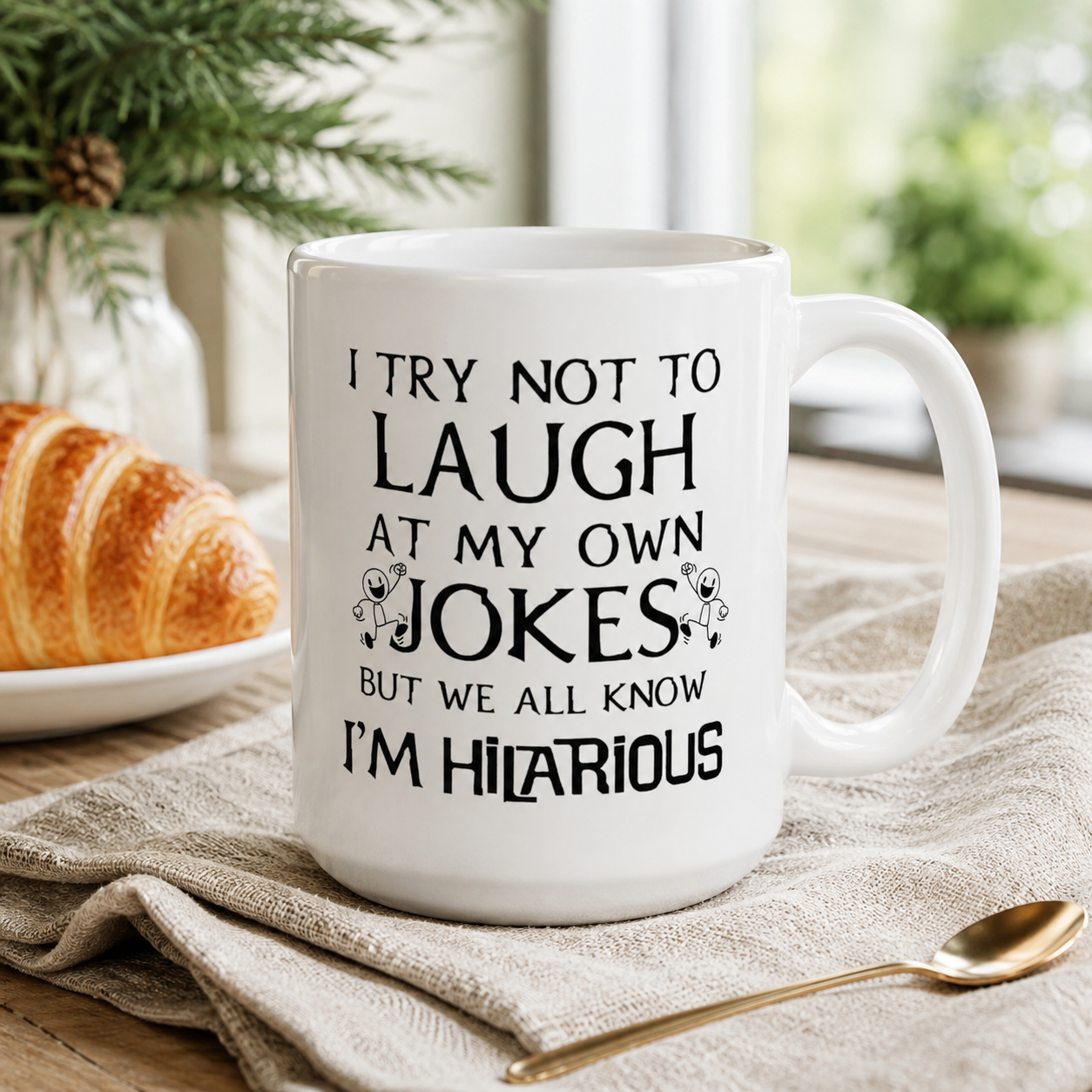 Funny Joke Coffee Mug, Gift for Friends Cup
