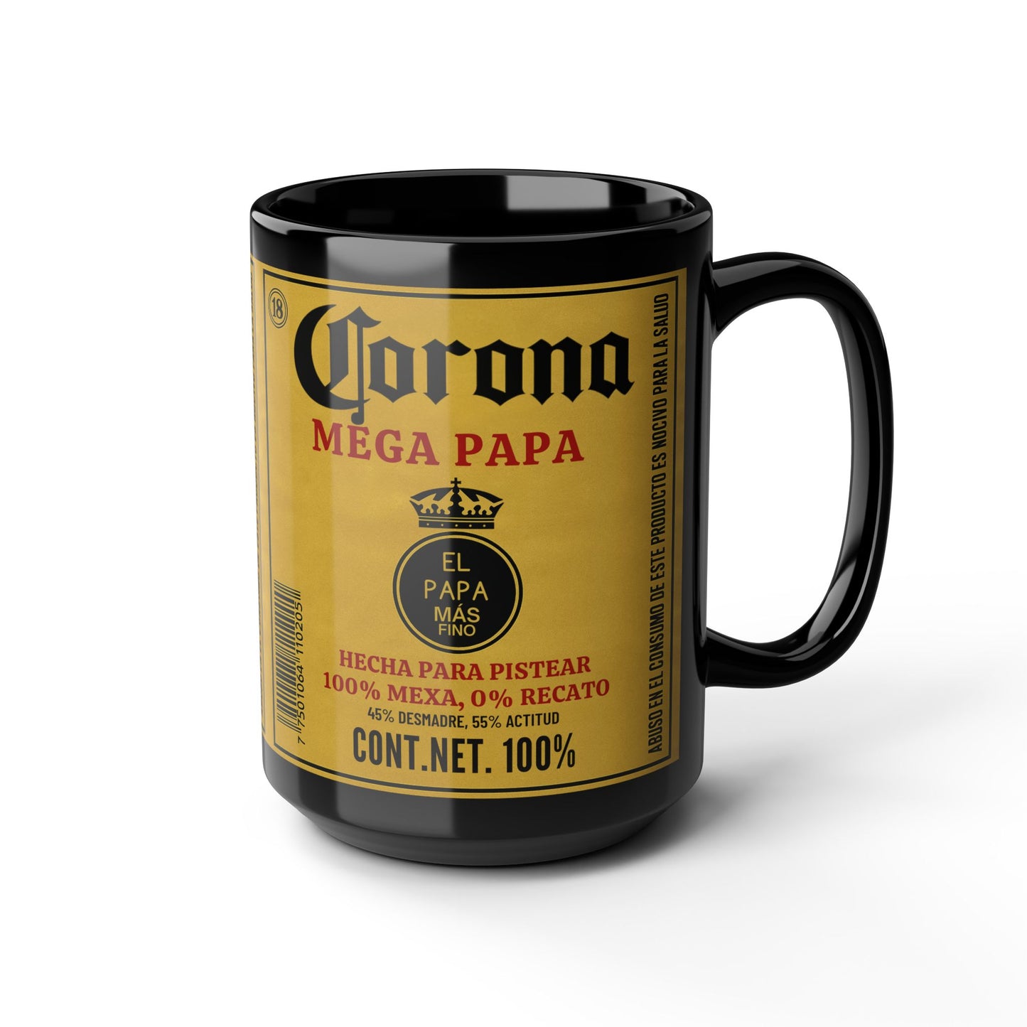 MEGA PAPA Funny Beer Gift, Mexican Parody Mug