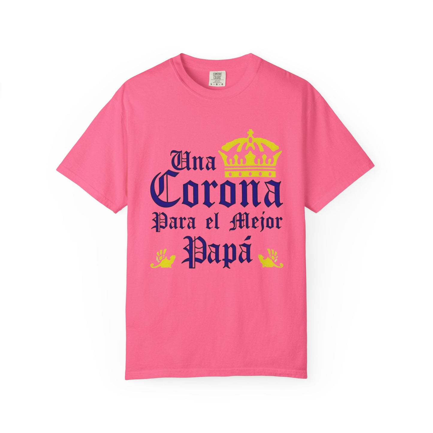 T-shirt Una Corona Para El Mejor Papa Del Mundo, T-shirt for beer lovers