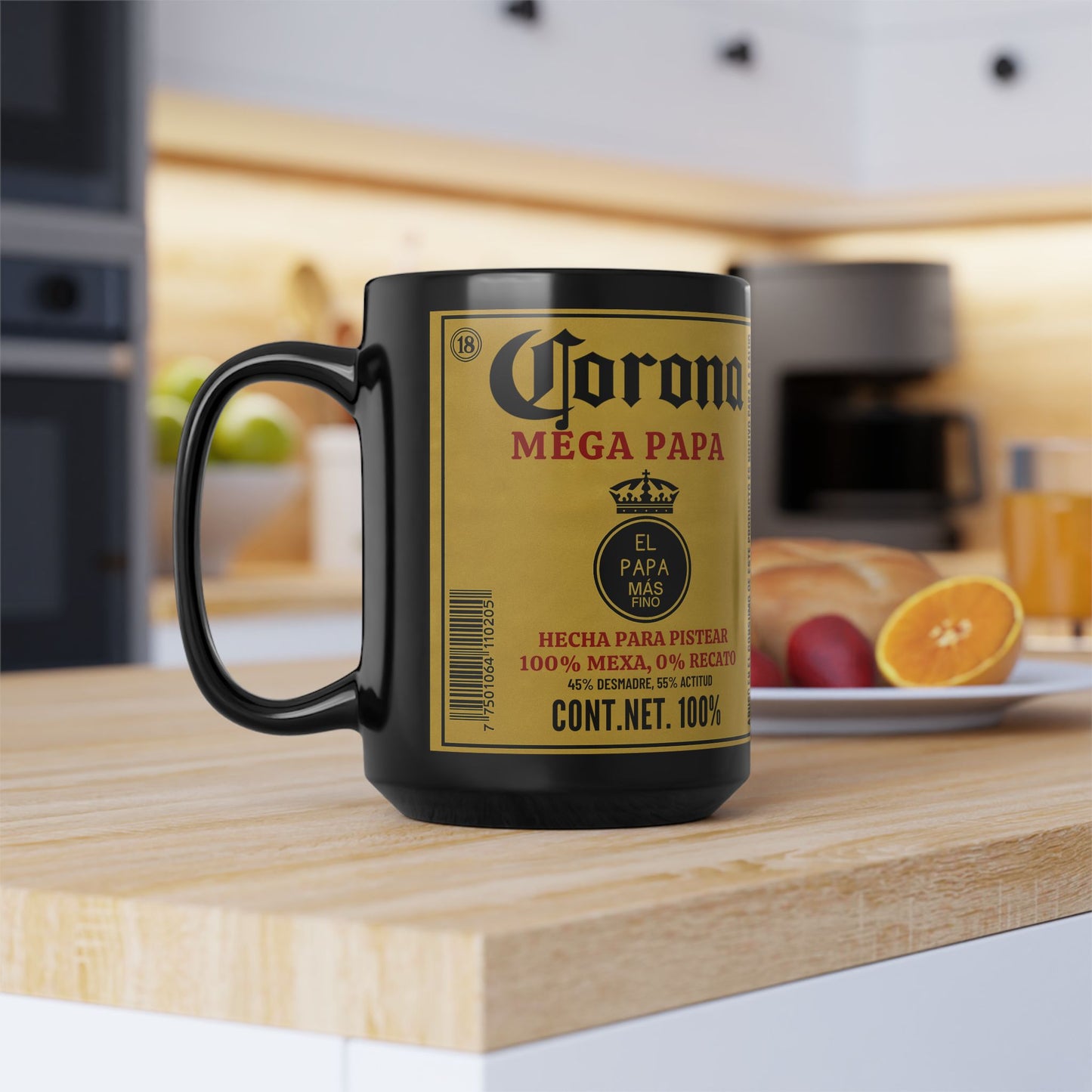 MEGA PAPA Funny Beer Gift, Mexican Parody Mug
