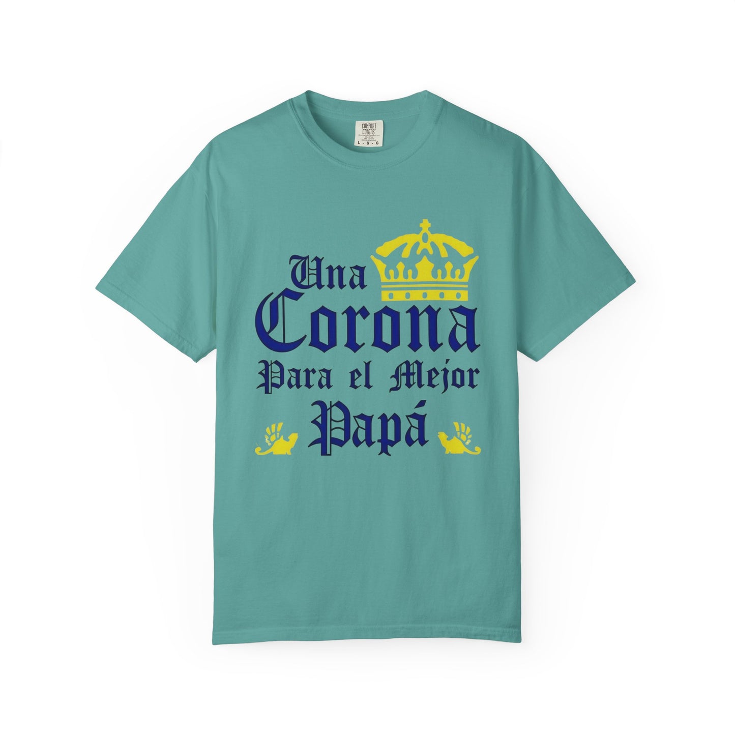 T-shirt Una Corona Para El Mejor Papa Del Mundo, T-shirt for beer lovers
