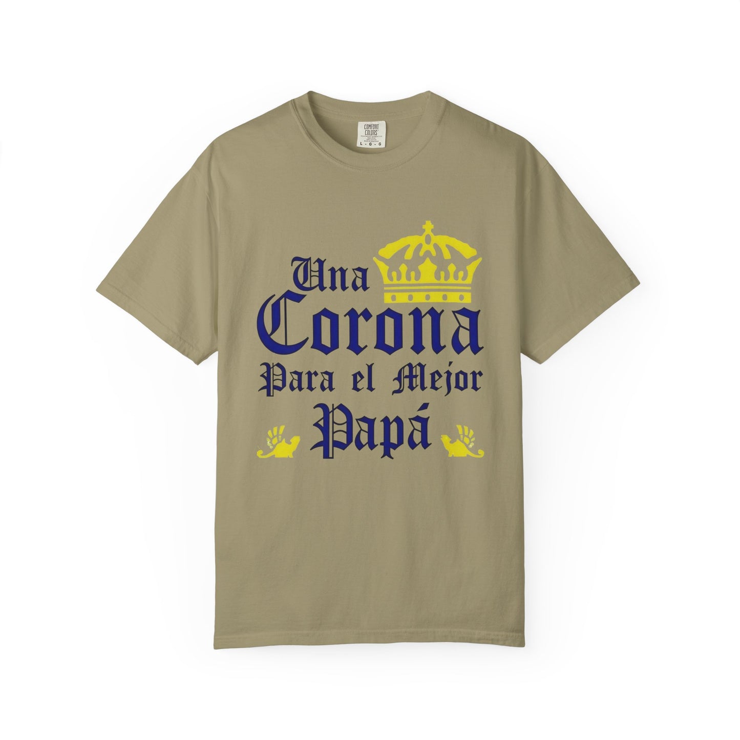 T-shirt Una Corona Para El Mejor Papa Del Mundo, T-shirt for beer lovers