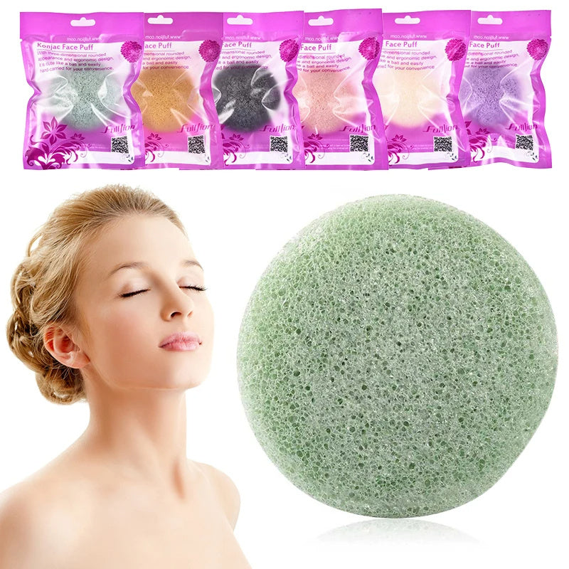Konjac Face Puff – Natural Cleansing Sponge