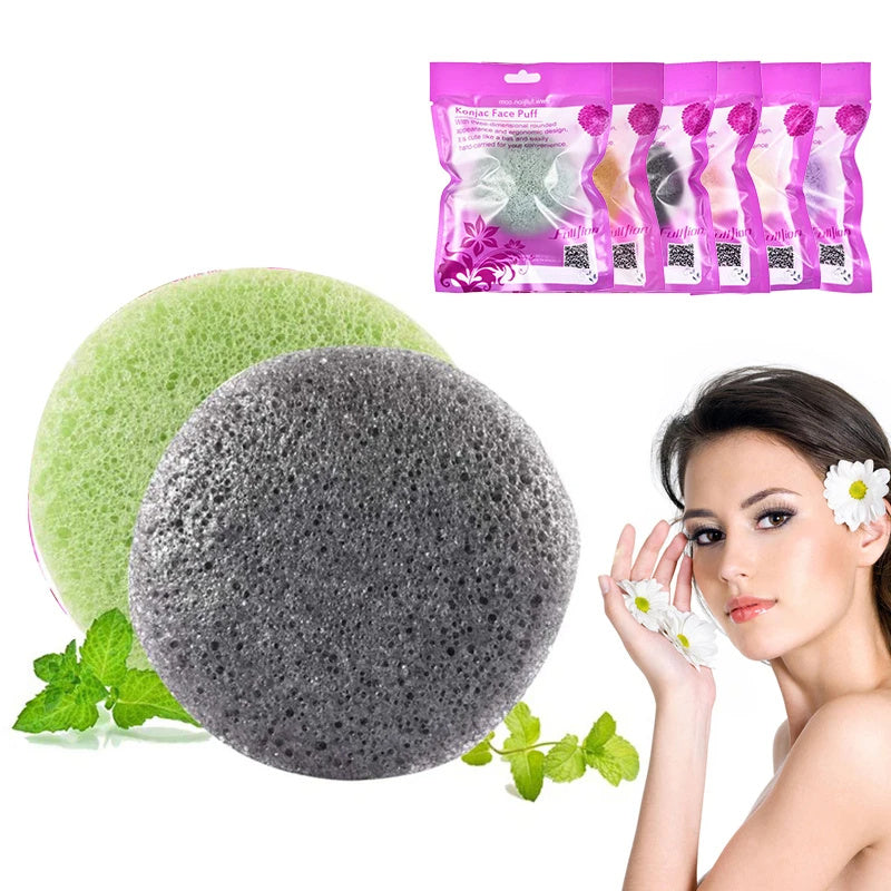 Konjac Face Puff – Natural Cleansing Sponge