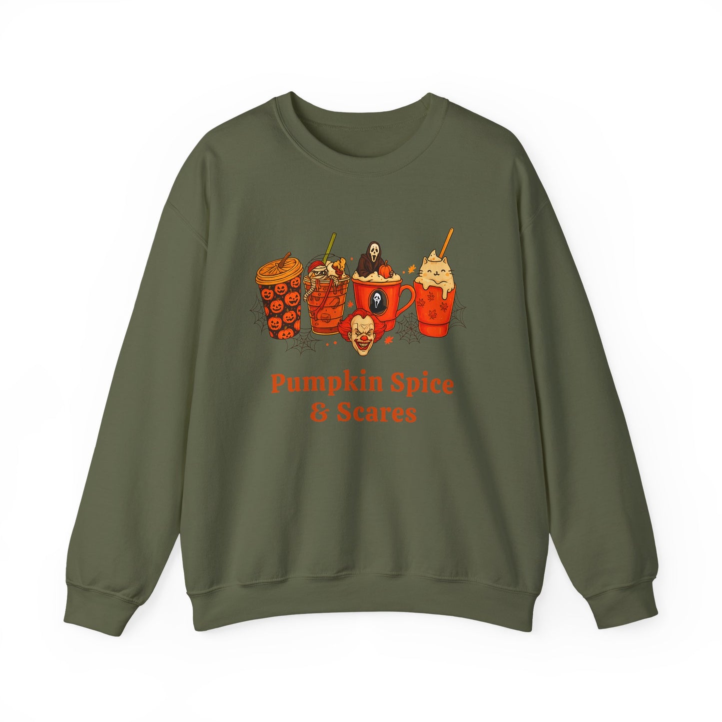 Pumpkin Spice & Scares – Sweatshirt