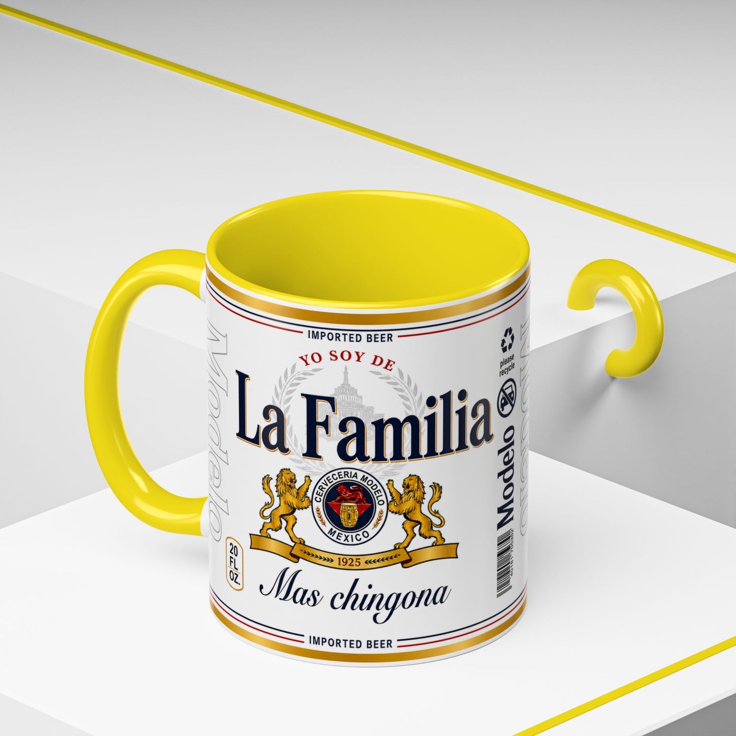 La Familia Más Chingona Mug, Funny Spanish Family Coffee Cup