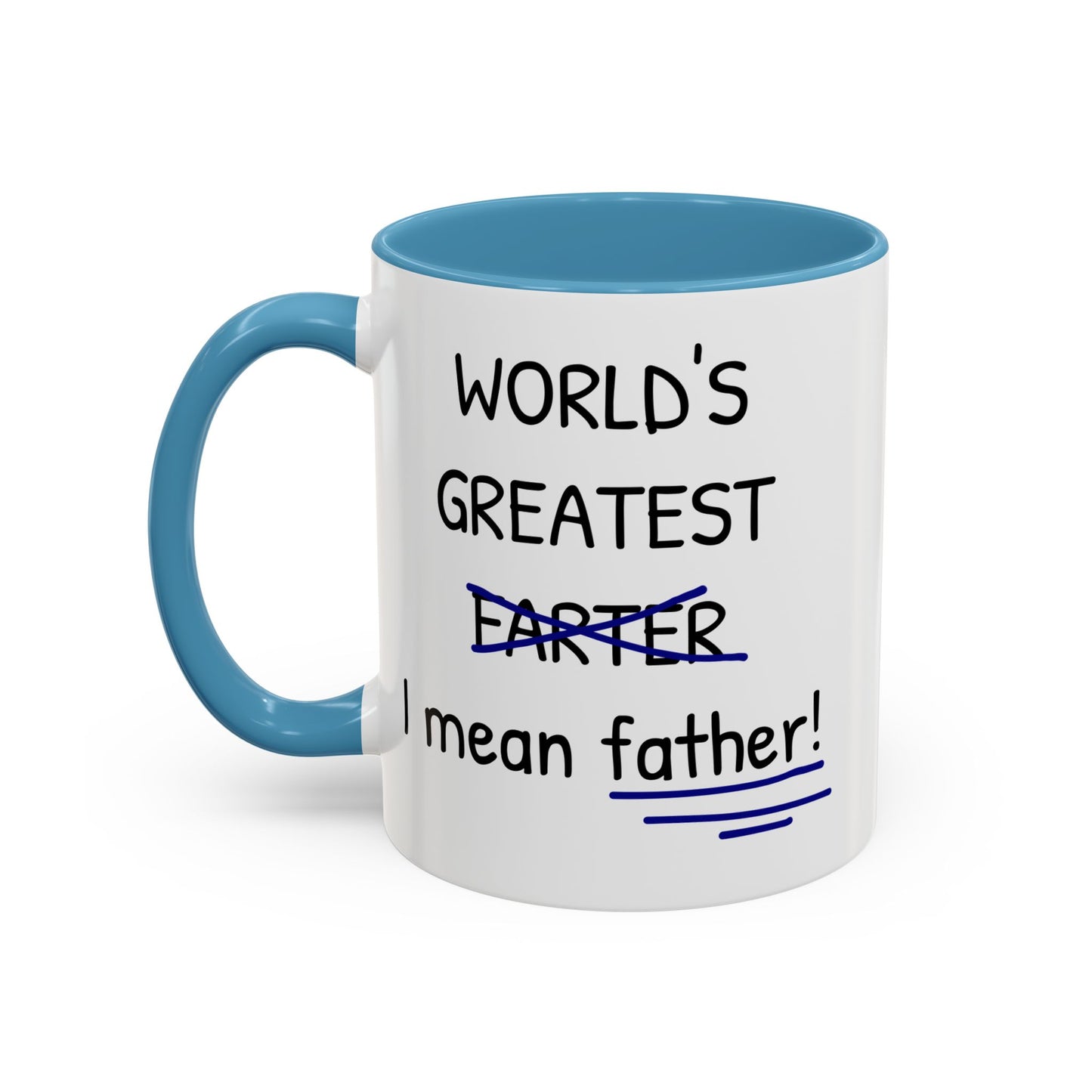 World’s Greatest Farter Mug, Funny Father Coffee Cup, Dad Joke Gift