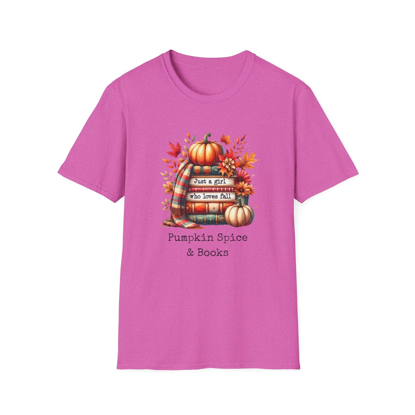 Pumpkin Spice & Books – Fall Reading T-Shirt