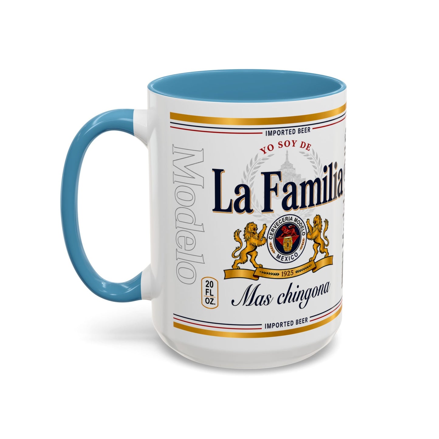 La Familia Más Chingona Mug, Funny Spanish Family Coffee Cup