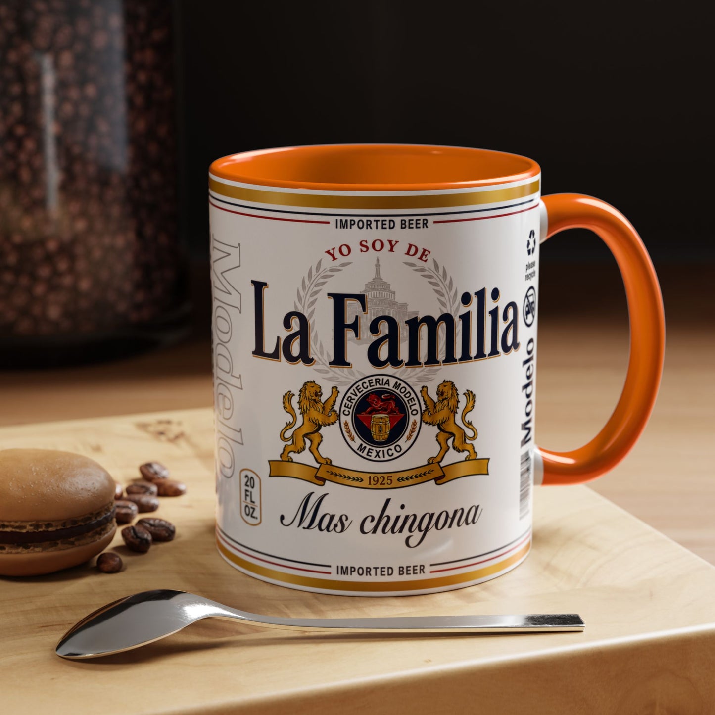 La Familia Más Chingona Mug, Funny Spanish Family Coffee Cup
