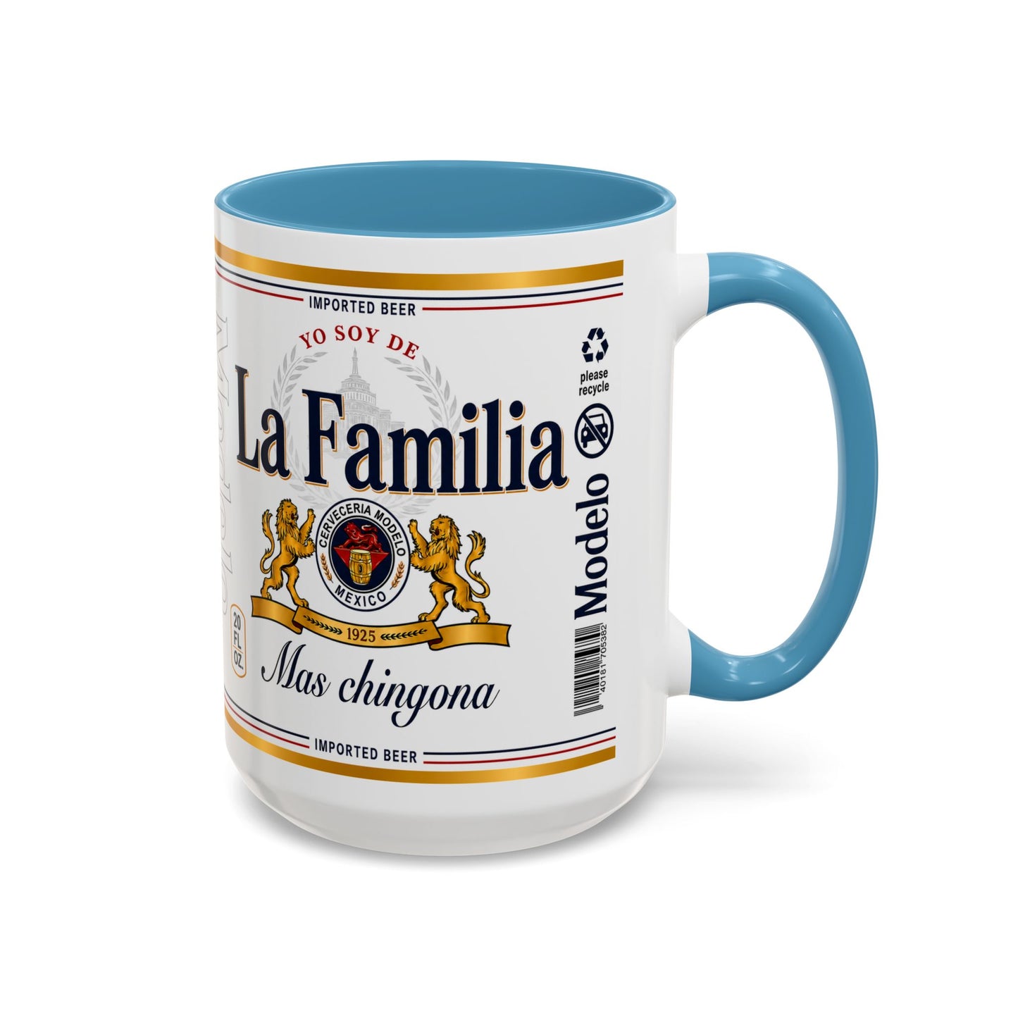 La Familia Más Chingona Mug, Funny Spanish Family Coffee Cup