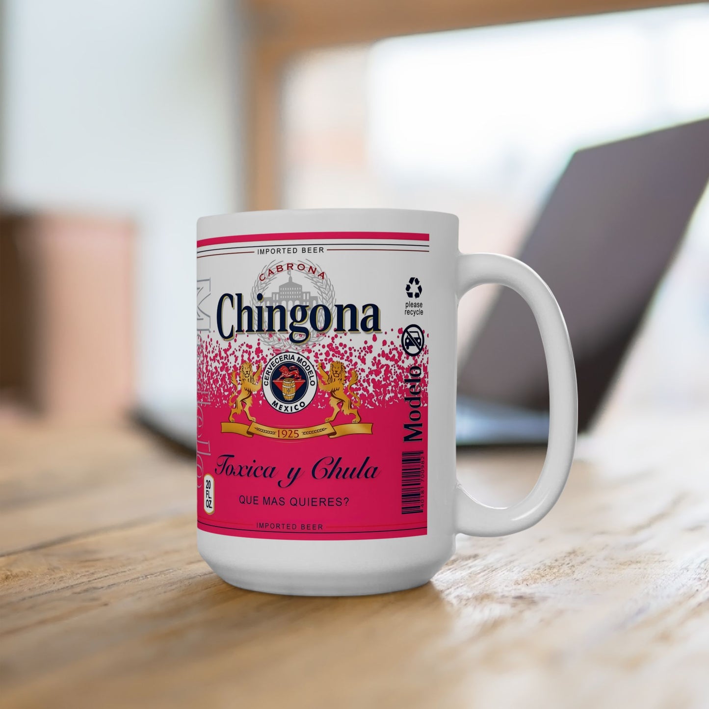 Chingona Ceramic Mug, Coffee Cup