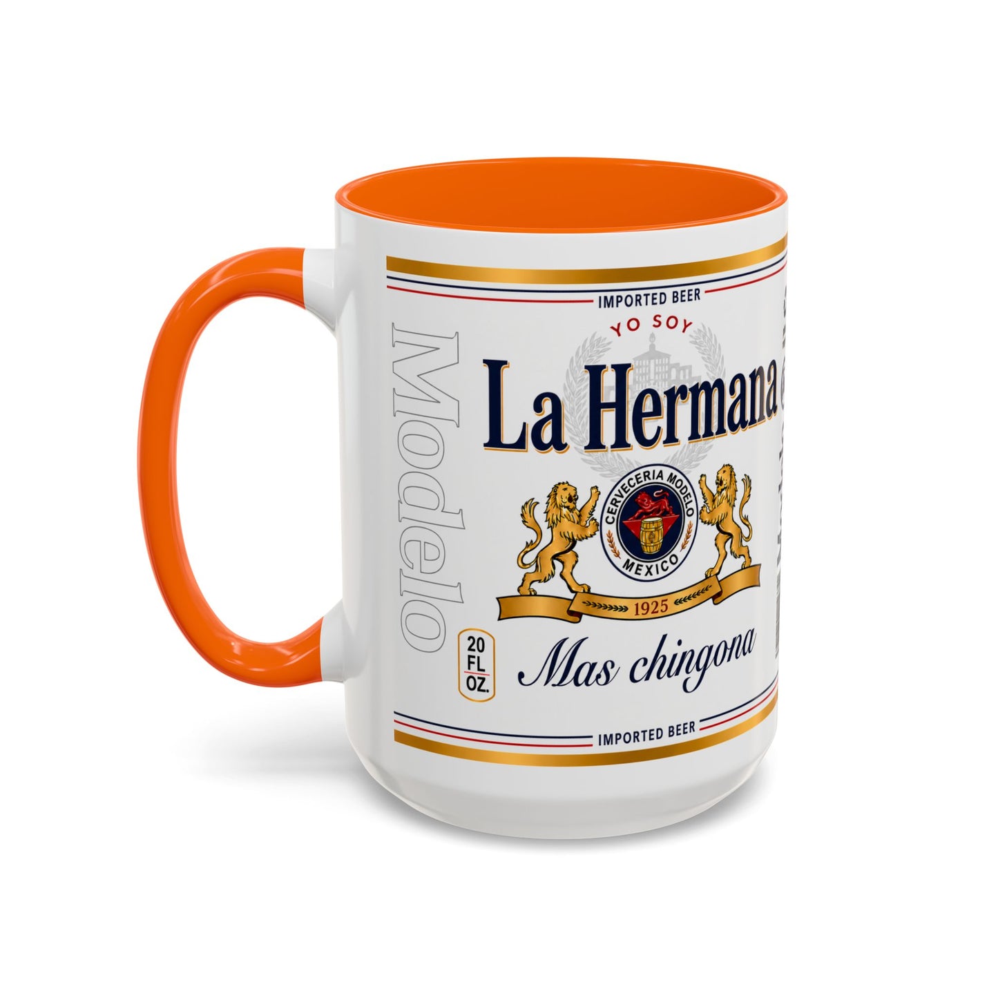 La Hermana Más Chingona Mug, Funny Spanish Sister Coffee Cup