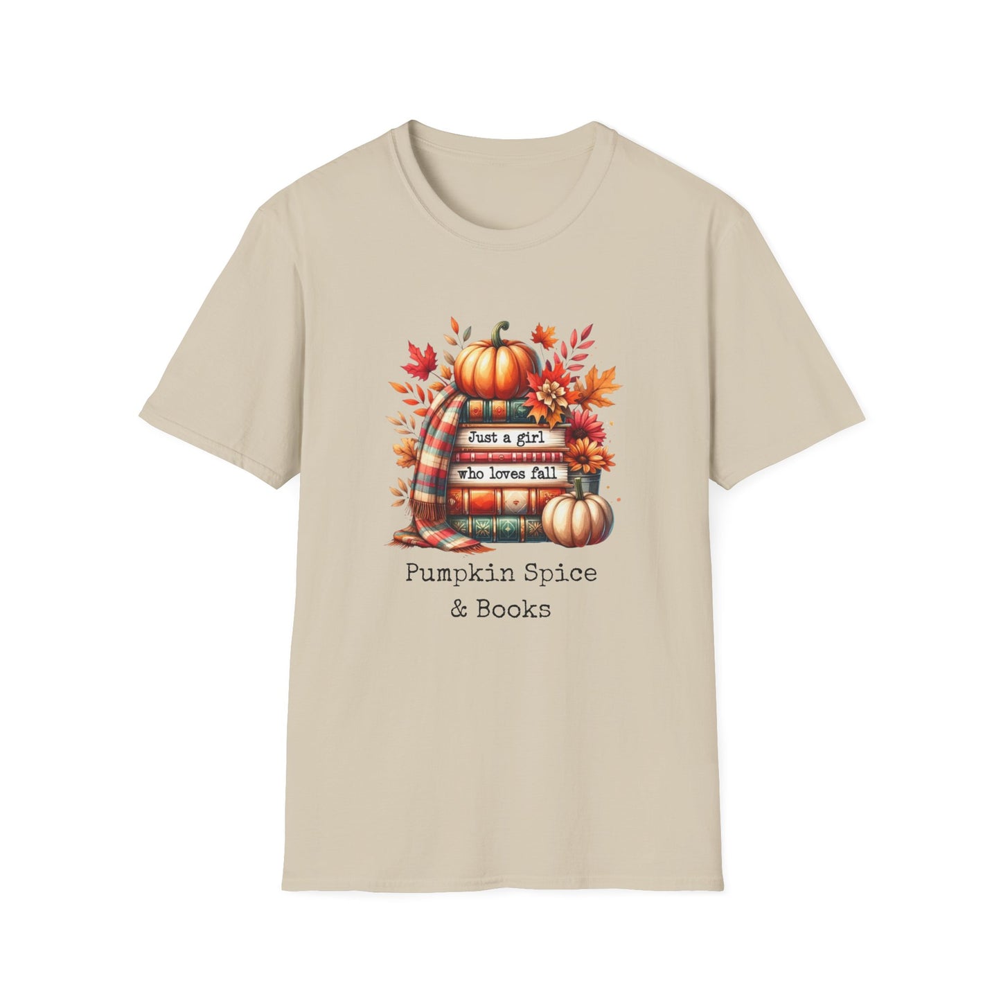 Pumpkin Spice & Books – Fall Reading T-Shirt