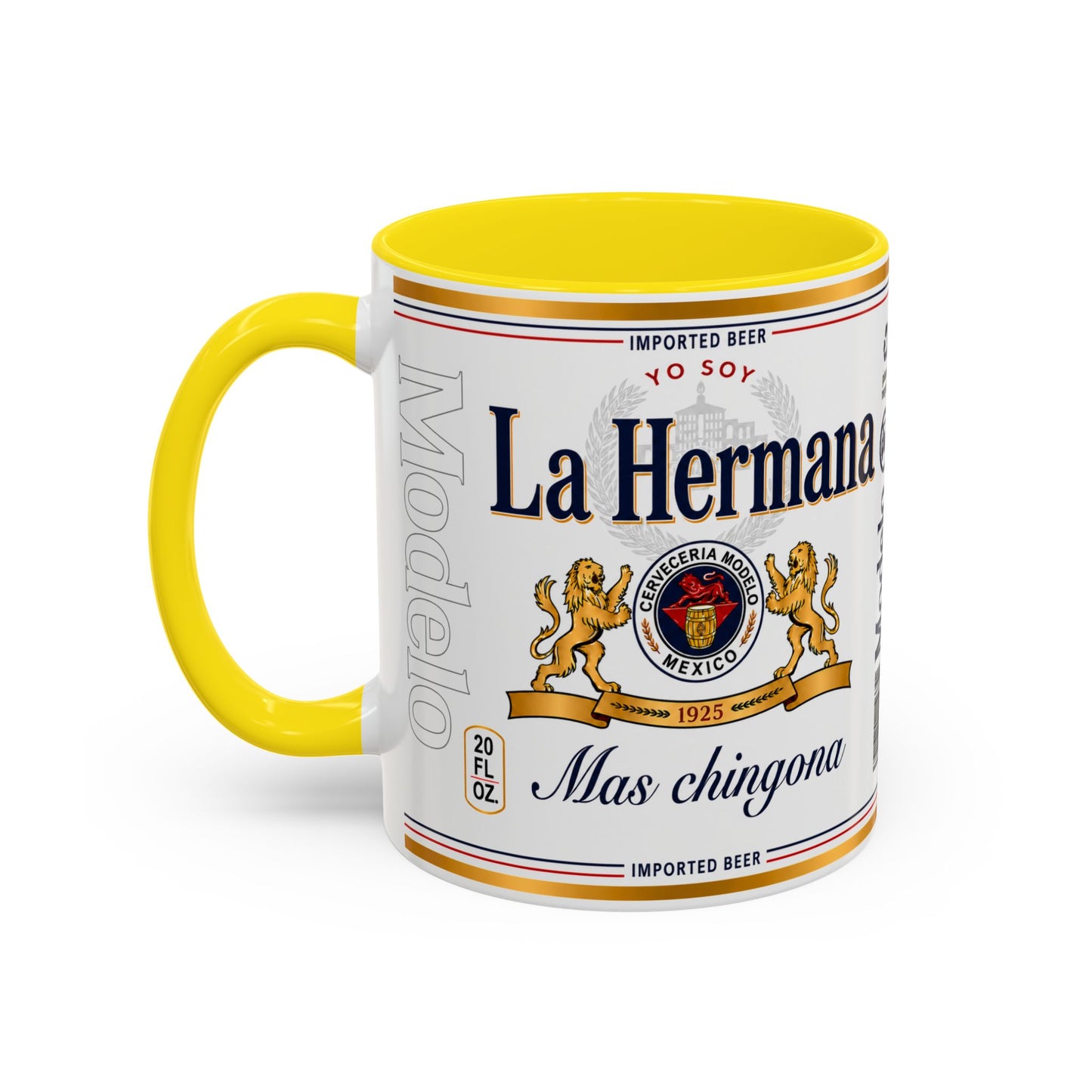 La Hermana Más Chingona Mug, Funny Spanish Sister Coffee Cup
