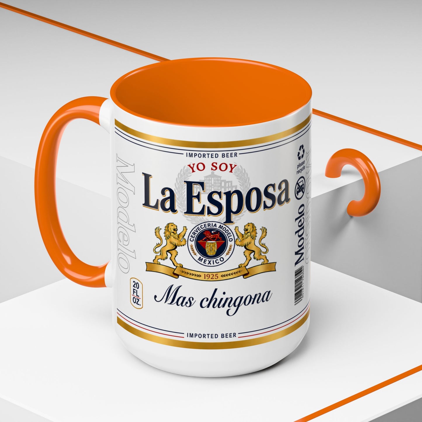 La Esposa Más Chingona Mug, Funny Spanish Wife Coffee Cup