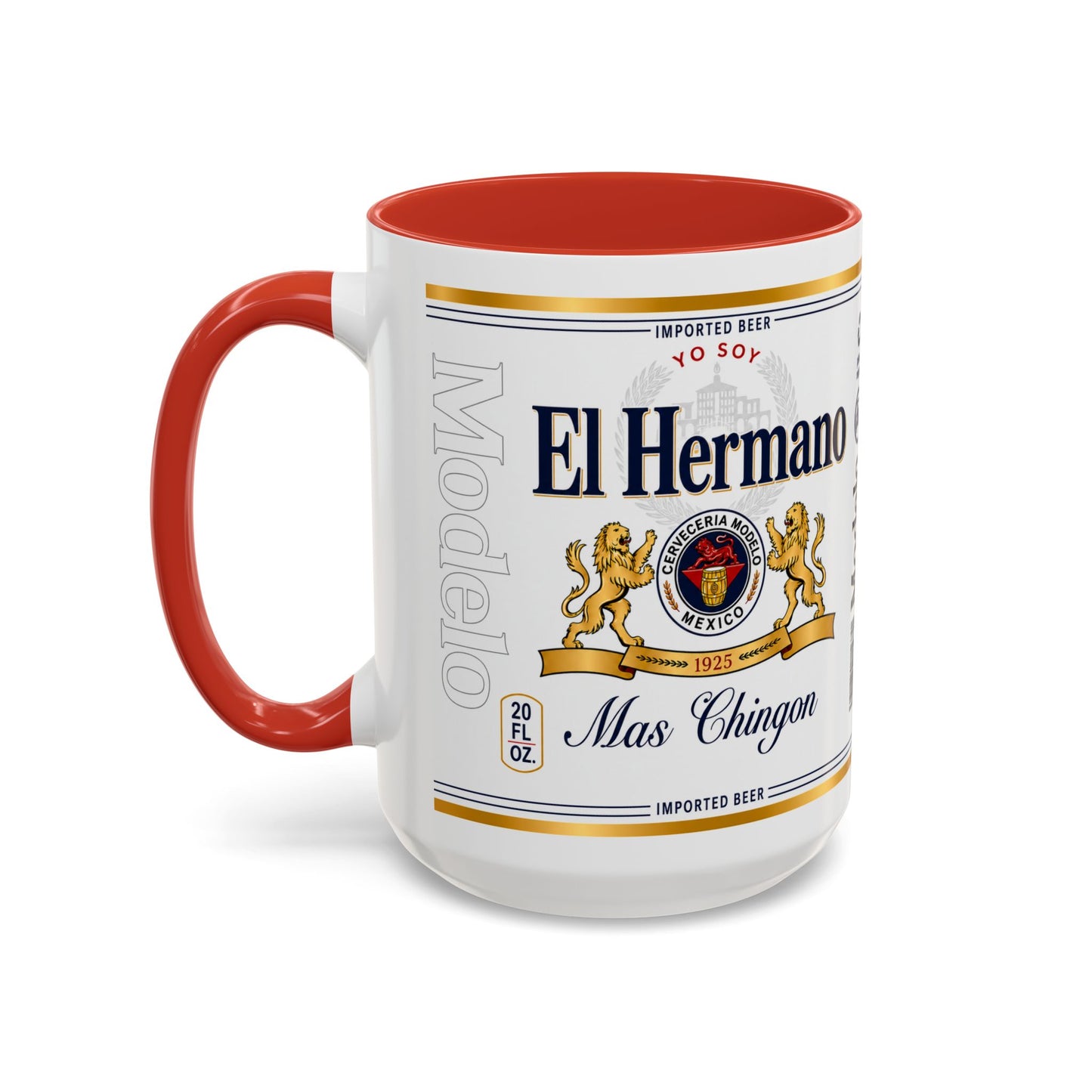 El Hermano Más Chingón Mug, Funny Spanish Brother Coffee Cup