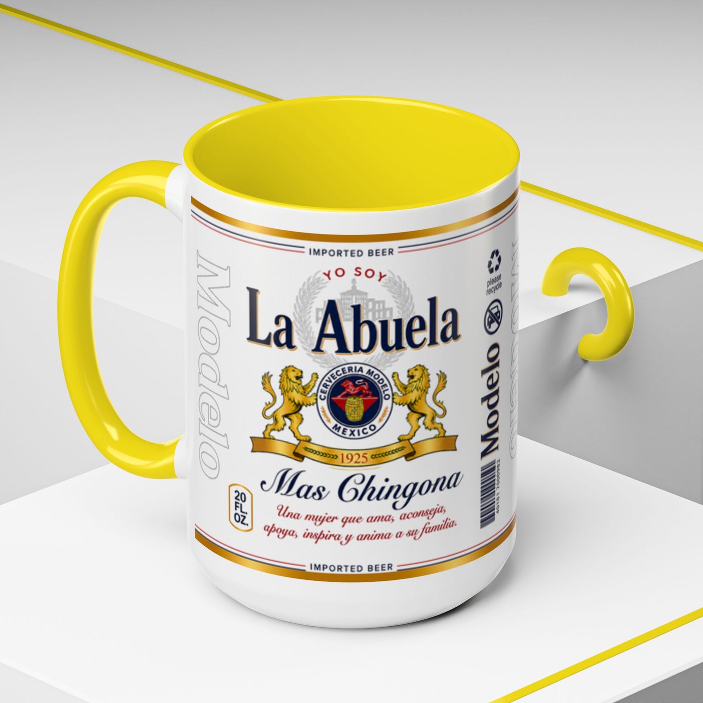 La Abuela Más Chingona Mug, Spanish Grandma Coffee Cup