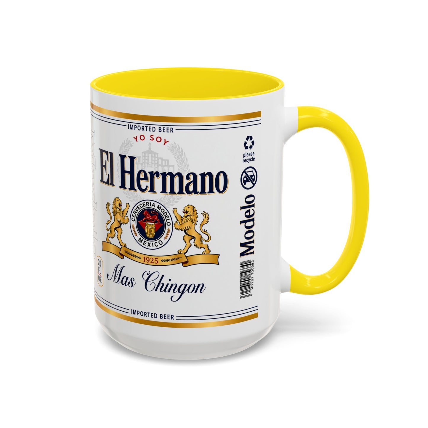 El Hermano Más Chingón Mug, Funny Spanish Brother Coffee Cup