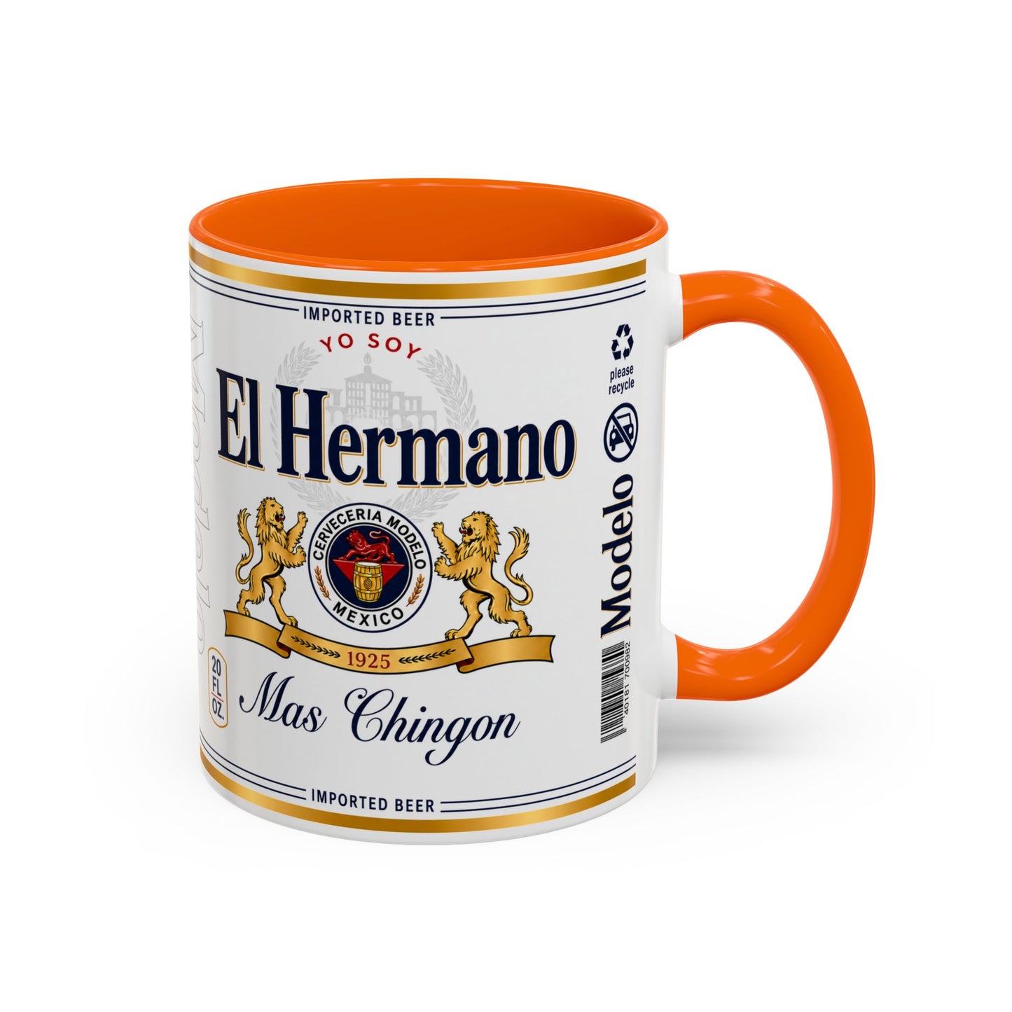 El Hermano Más Chingón Mug, Funny Spanish Brother Coffee Cup