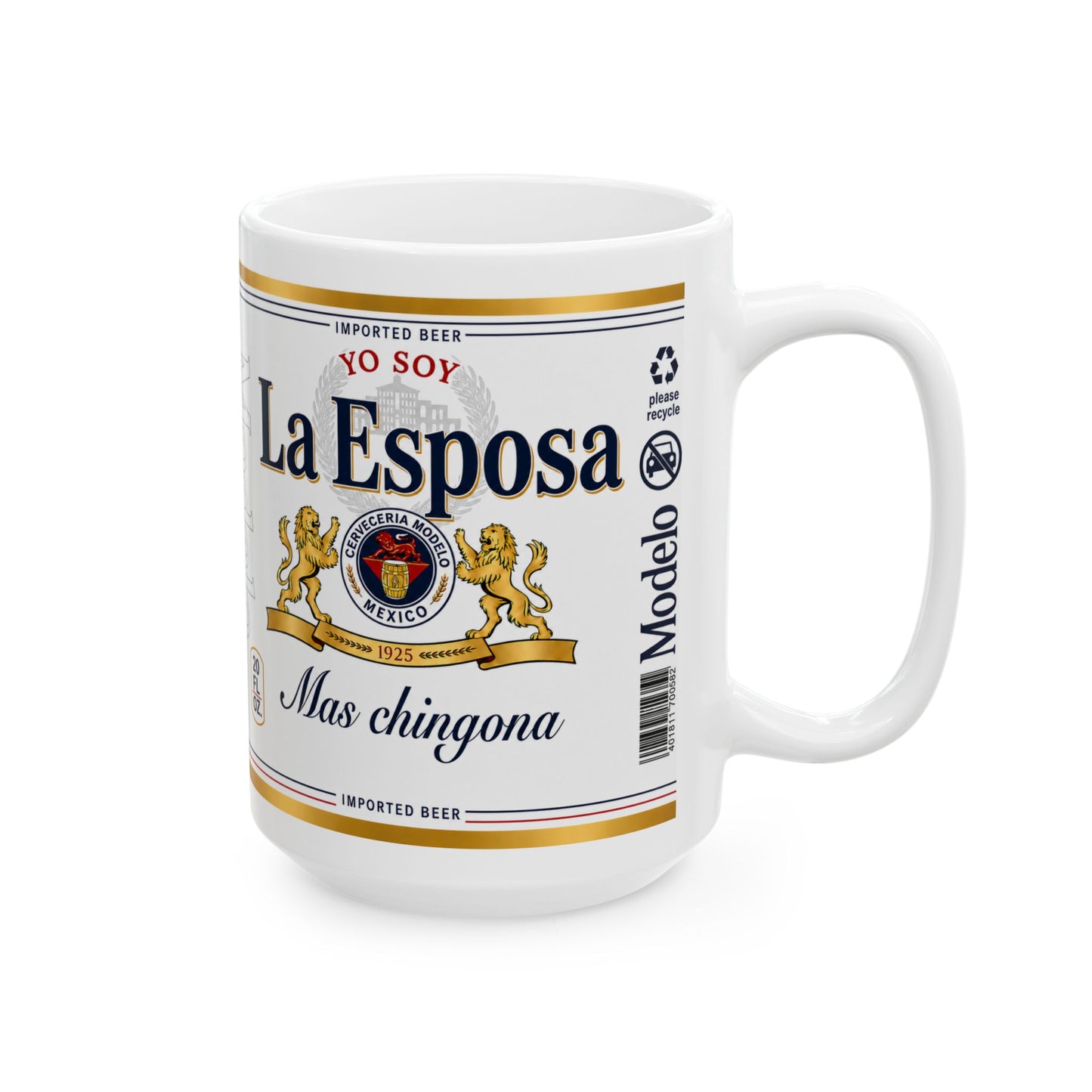 o Soy La Esposa Más Chingona Mug, Spanish Wife Gift