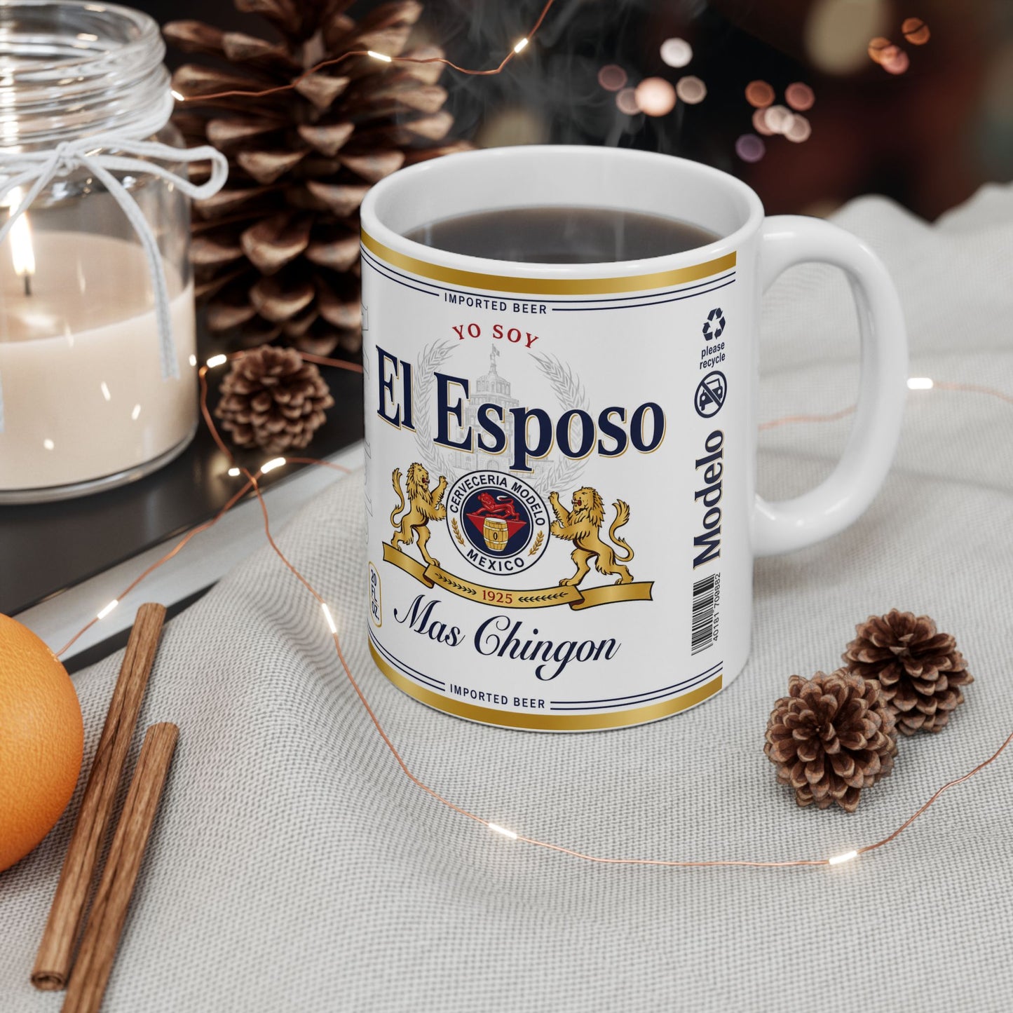 Yo Soy El Esposo Más Chingón Mug, Spanish Husband Gift