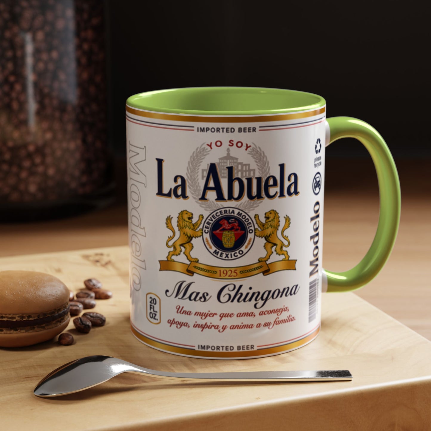 La Abuela Más Chingona Mug, Spanish Grandma Coffee Cup