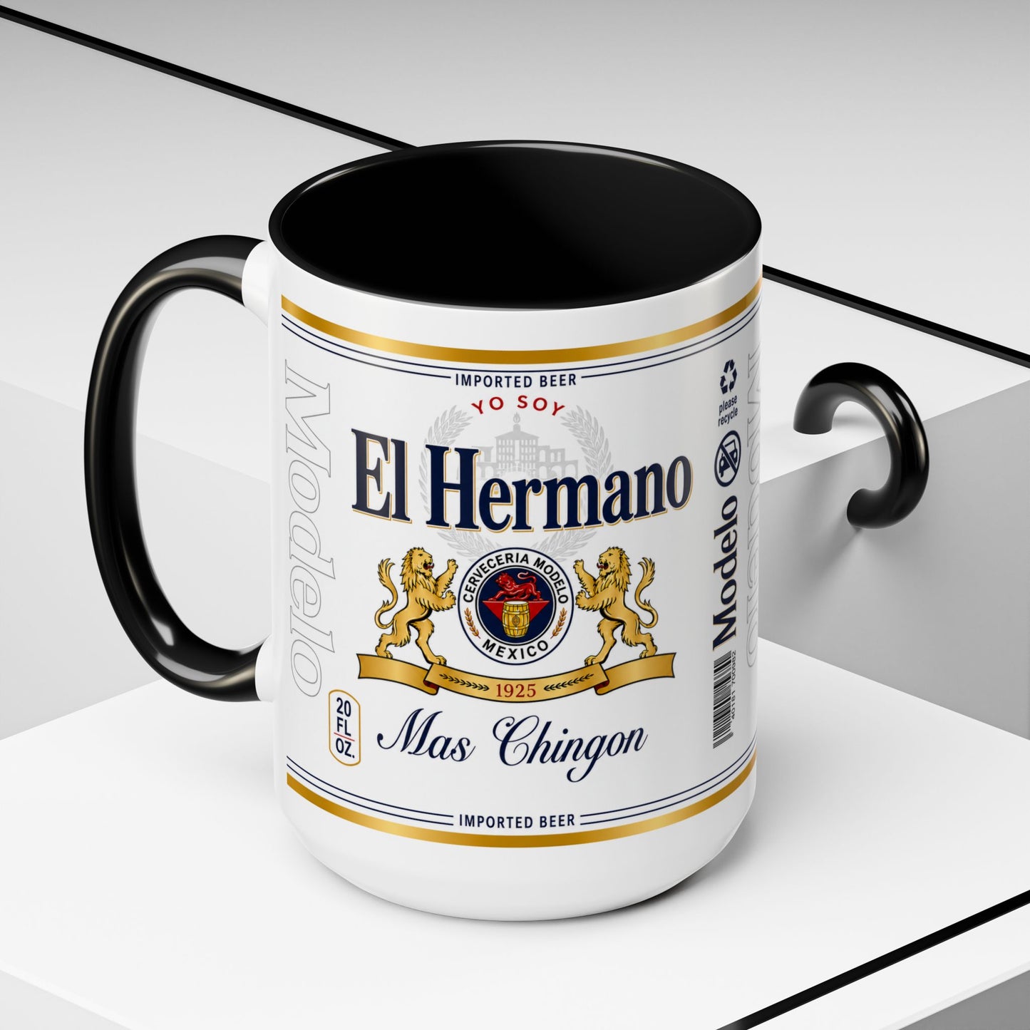 El Hermano Más Chingón Mug, Funny Spanish Brother Coffee Cup
