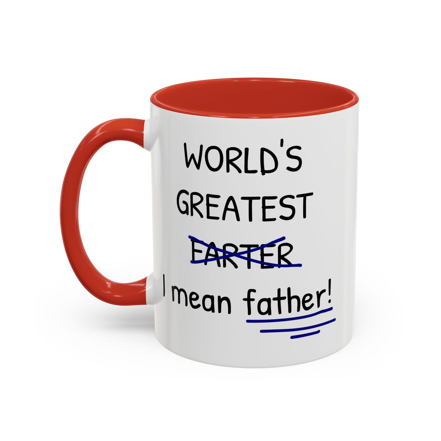 World’s Greatest Farter Mug, Funny Father Coffee Cup, Dad Joke Gift