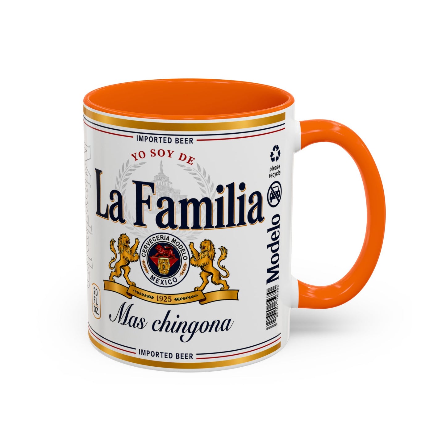 La Familia Más Chingona Mug, Funny Spanish Family Coffee Cup